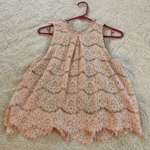 Lace tank top